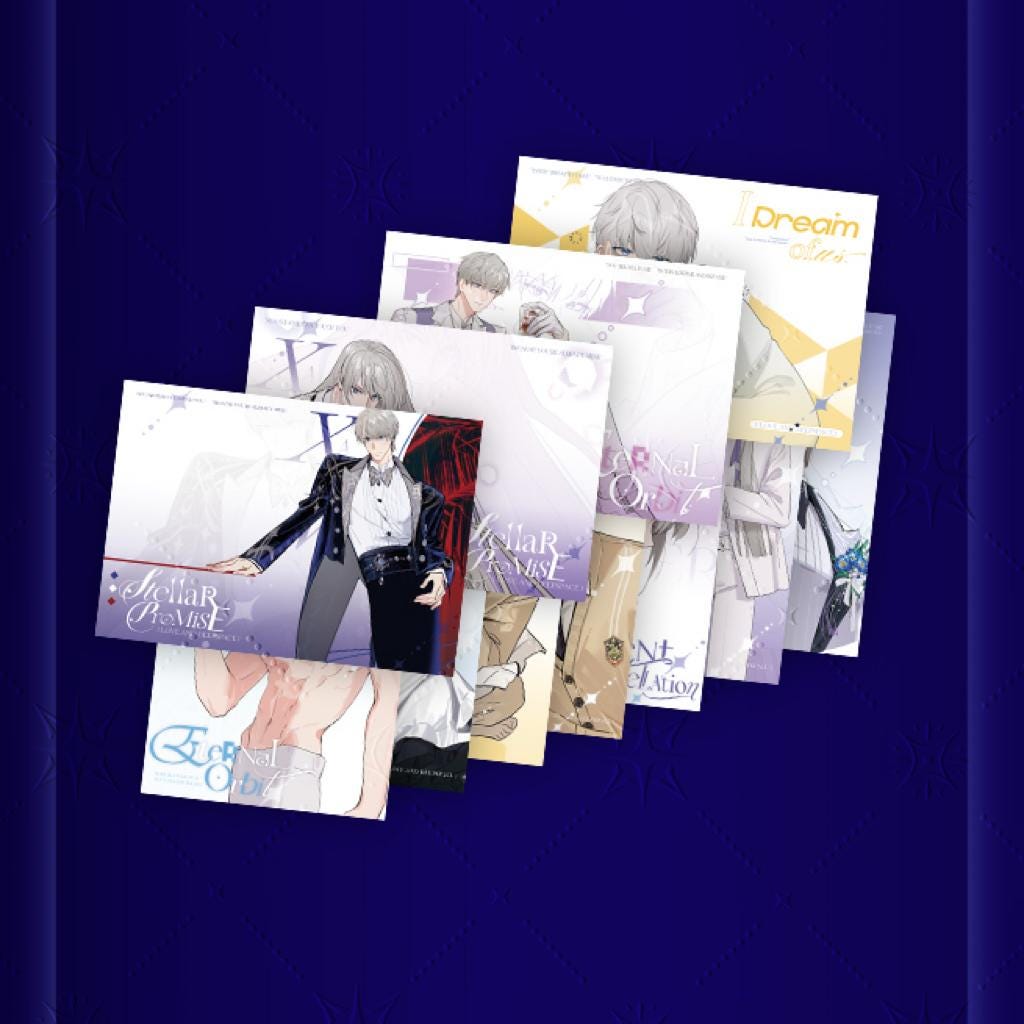 Love and Deep Space Xavier Fanart Postcard Letters from Another Dimension | Xavier Fanart (11 Cards, Mixed Crafts)