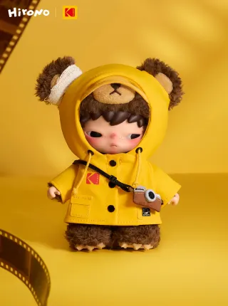 Hirono x Kodak Click Bear Plush Doll Pendant